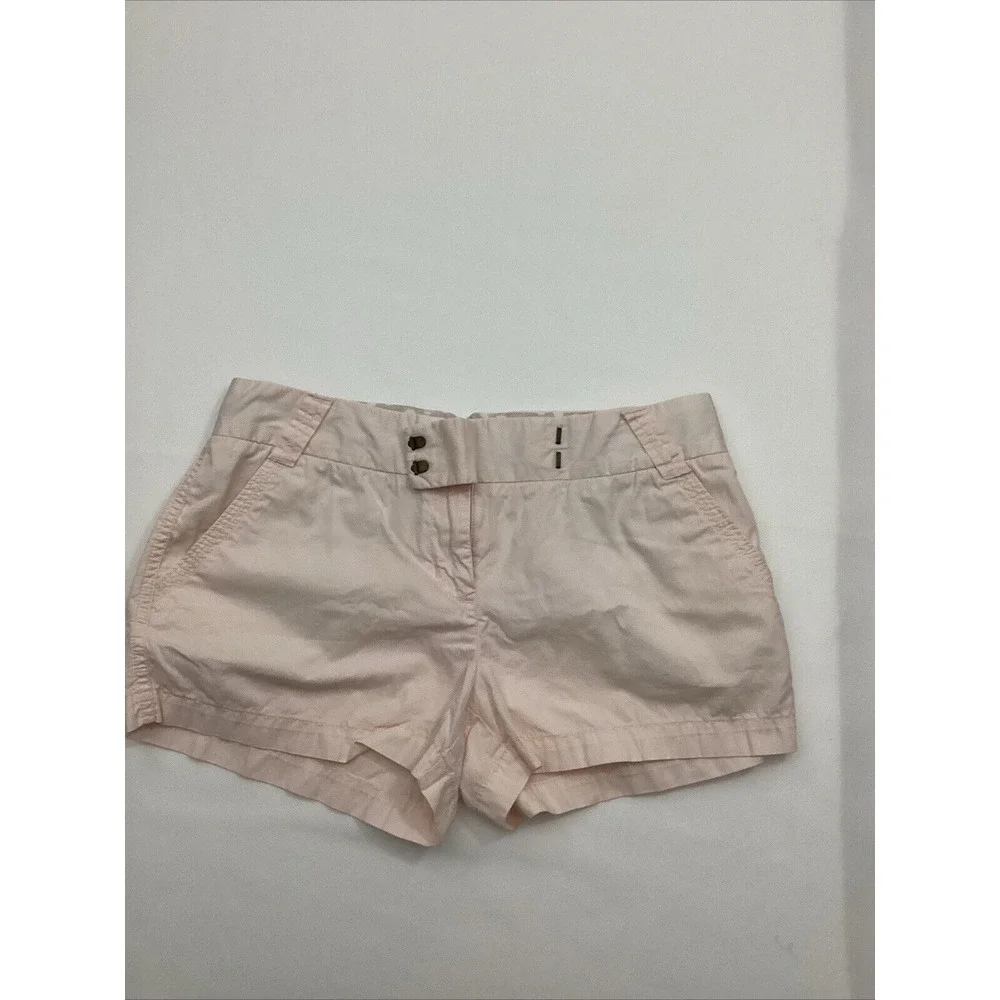 J Crew Chino‎ shorts Women 8 Light Pink SKU 52300